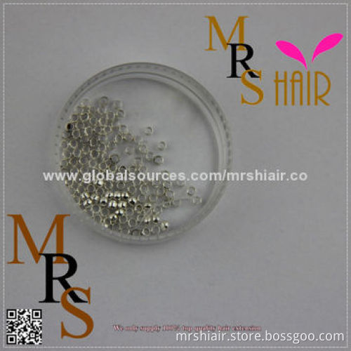 Small loop nano ring beads micro links tube 2mm for micro nano ring hair black brown blonde silvery